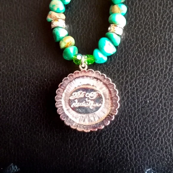 KIRKS FOLLY SEAVIEW MOON WITH TURQUOISE NECKLACE - Picture 5 of 6